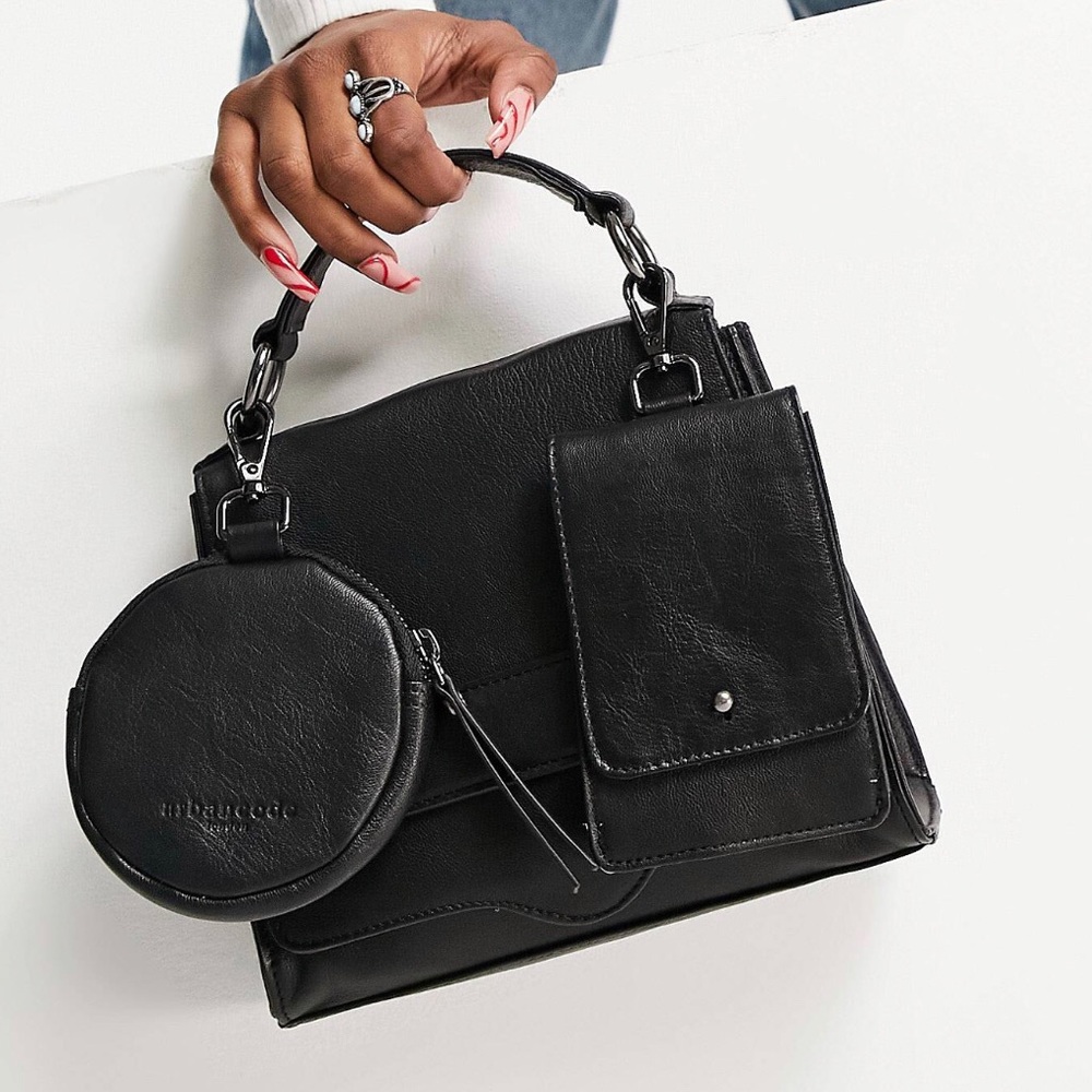 Urbancode Leather Multi Compartment Crossbody